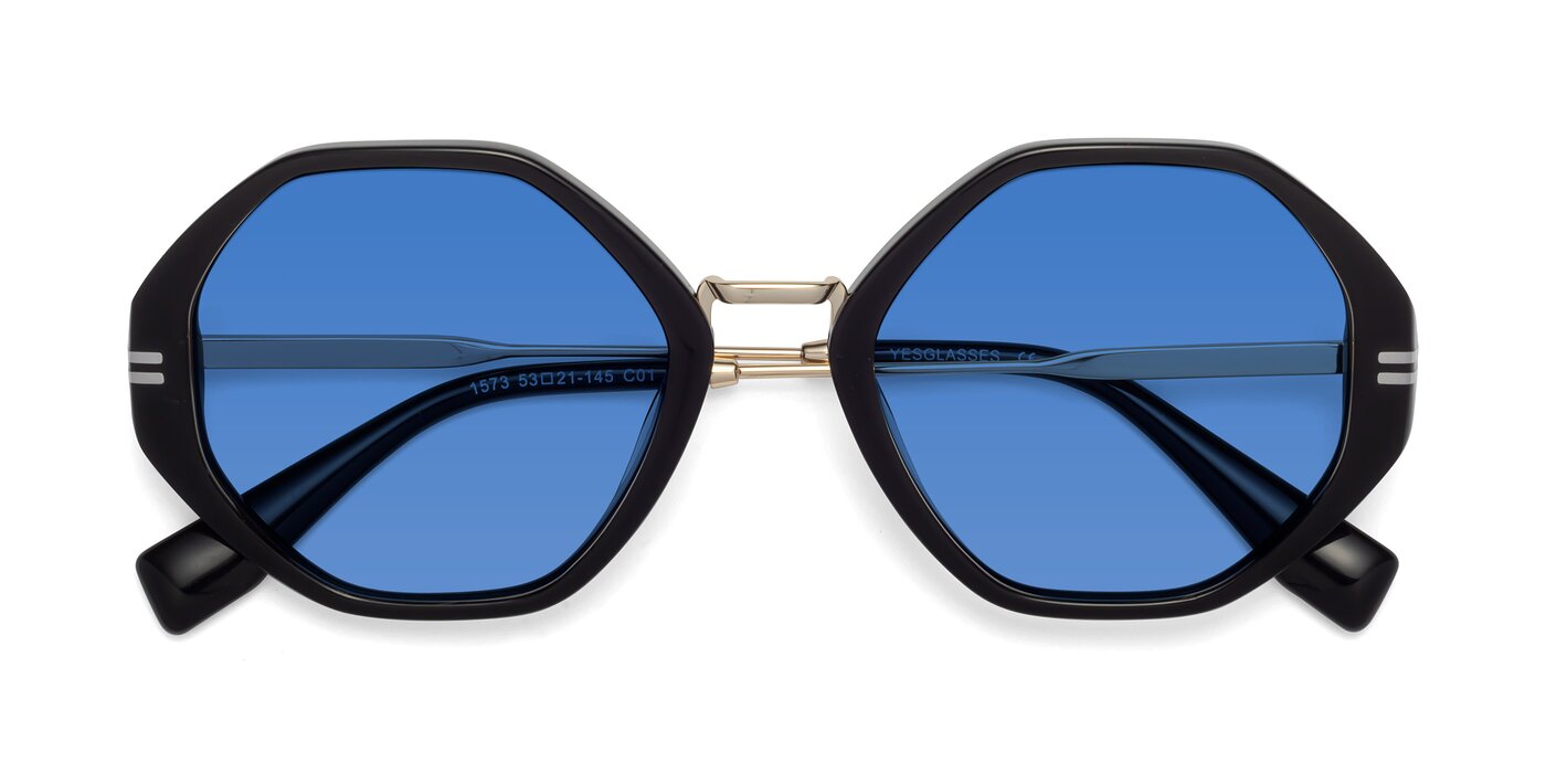 1573 - Black Tinted Sunglasses