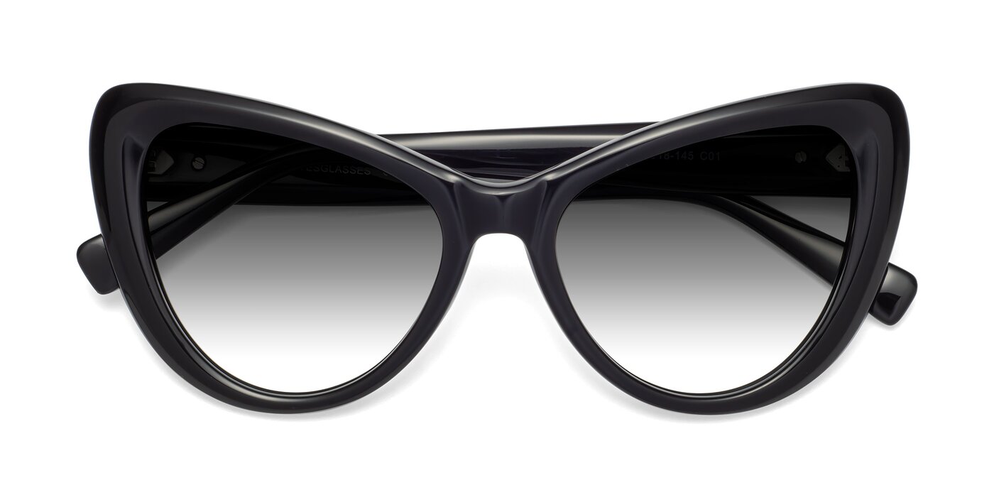 1574 - Black Gradient Sunglasses