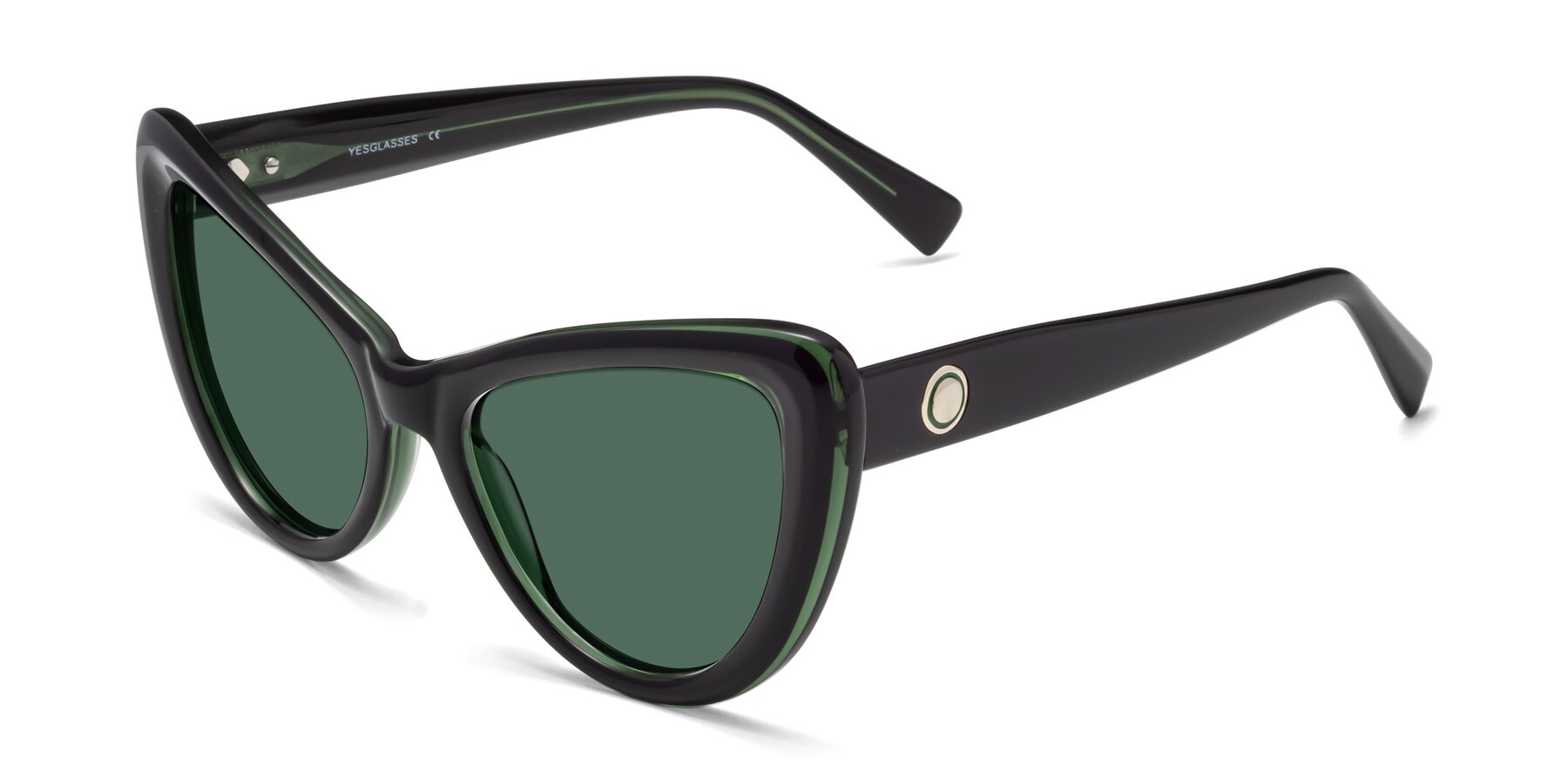 Angle of 1574 in Black-Green with Green Polarized Lenses