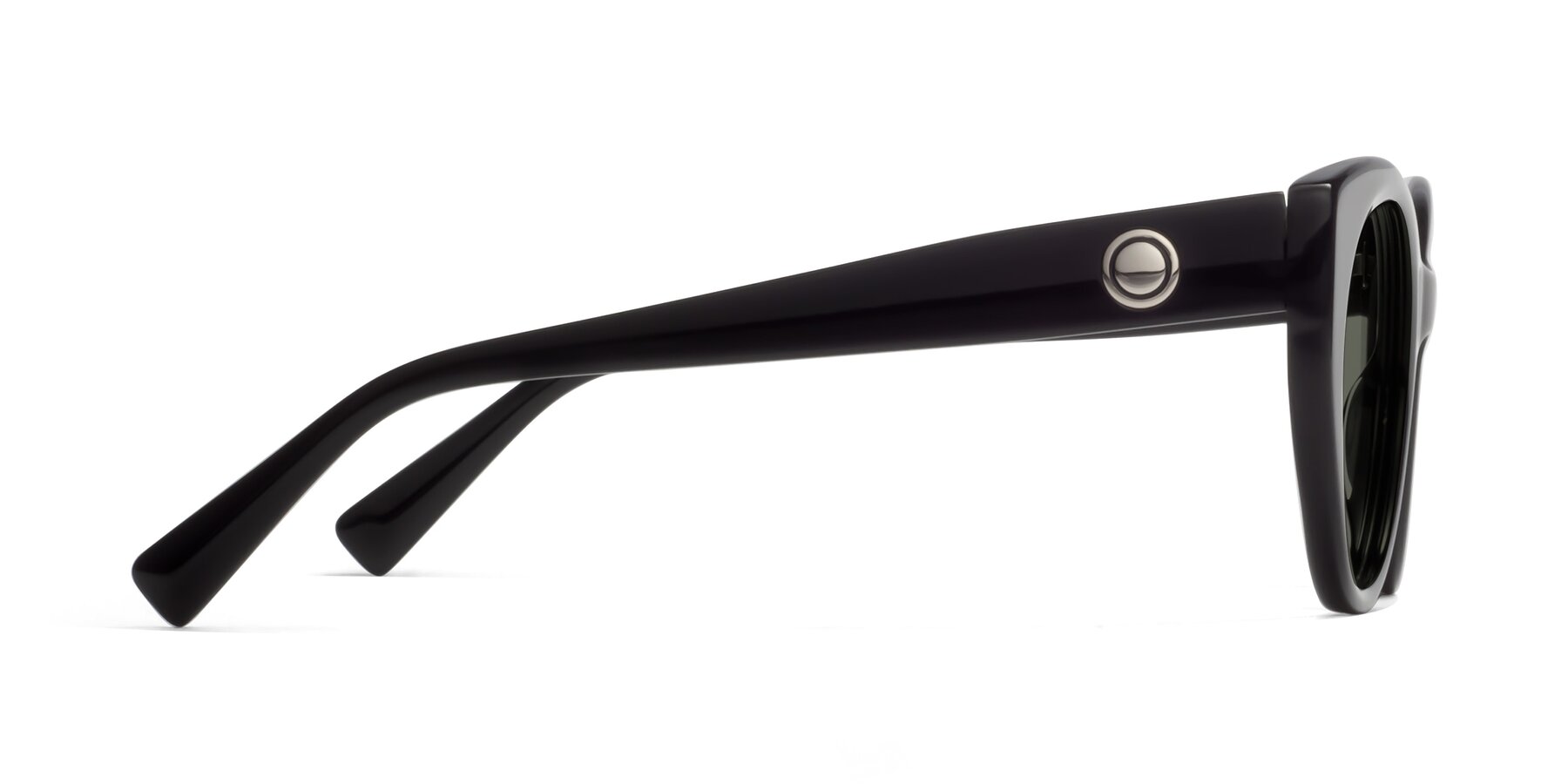 Side of 1575 in Black with Gray Polarized Lenses