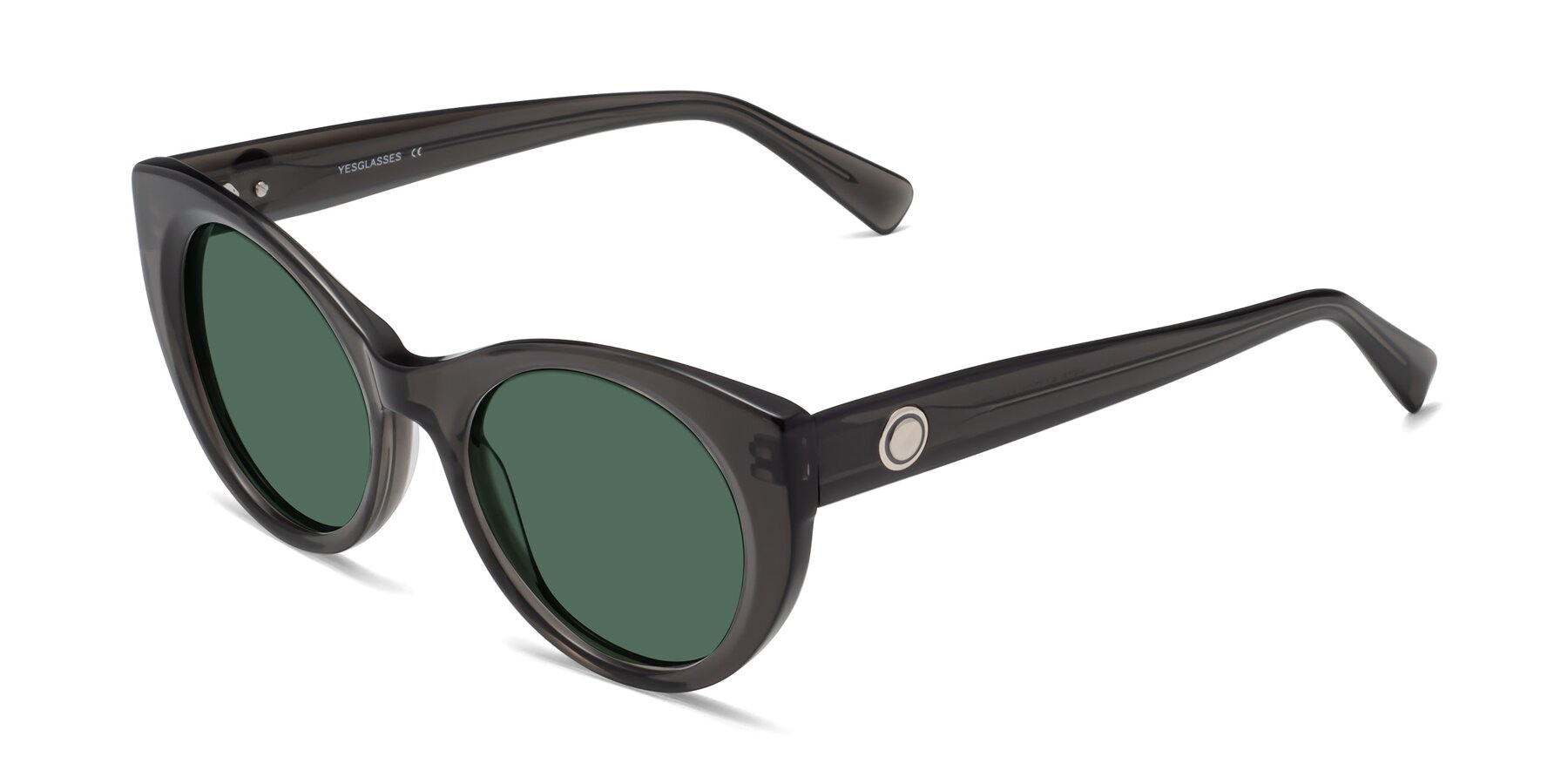 Angle of 1575 in Gray with Green Polarized Lenses
