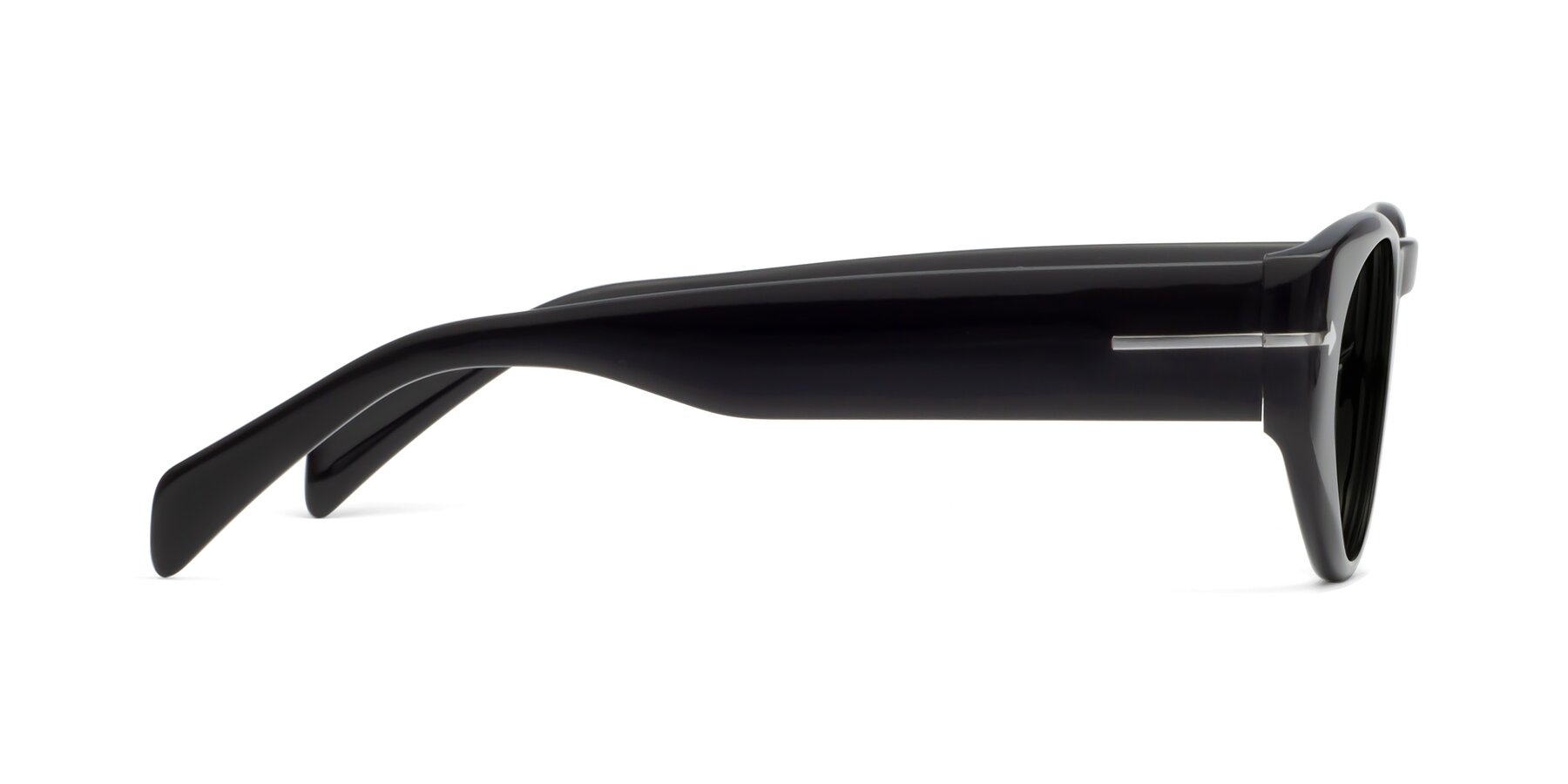 Side of 1578 in Black with Gray Polarized Lenses