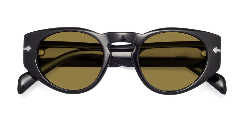 1578 - Black Polarized Sunglasses