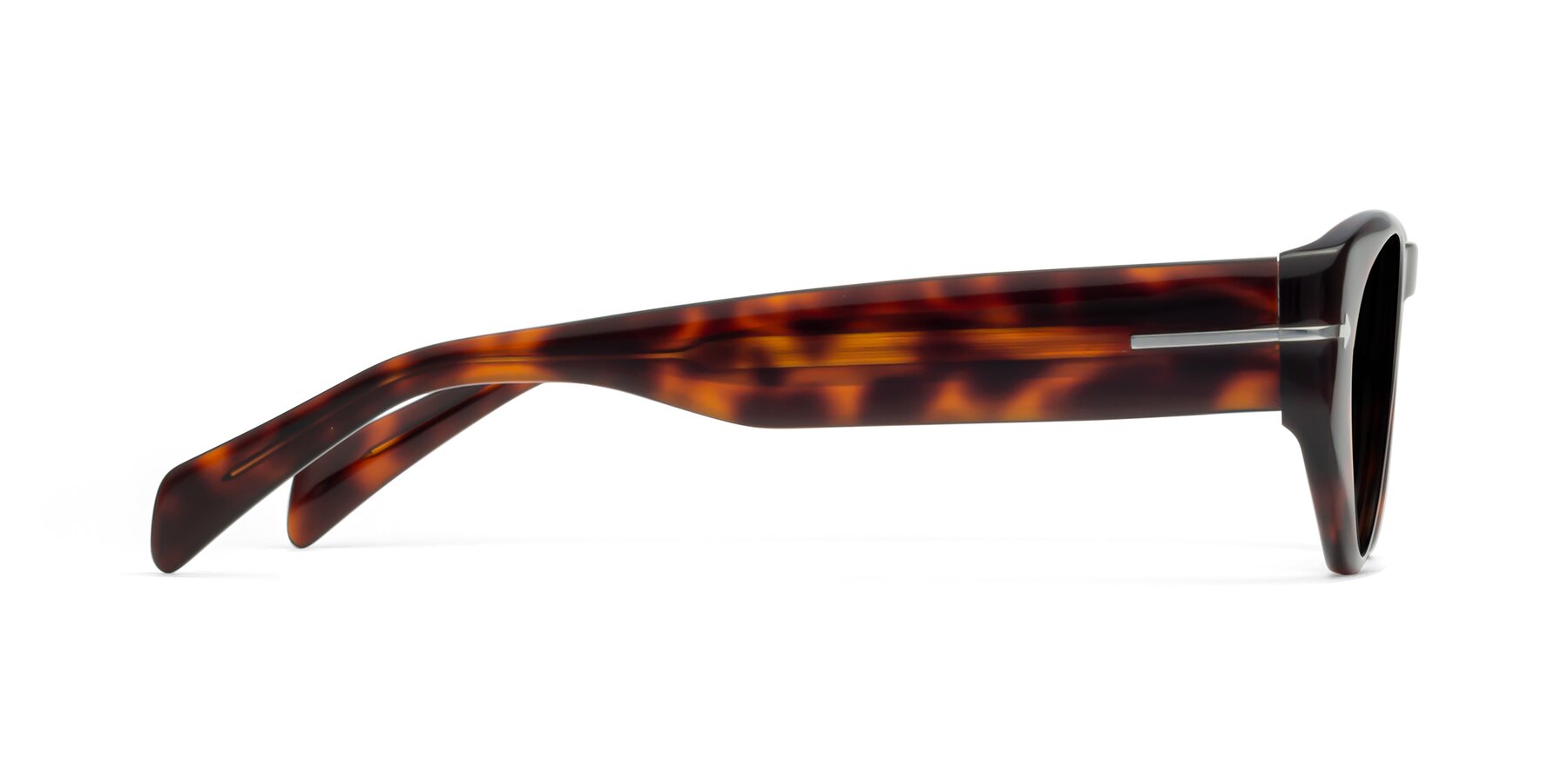 Side of 1578 in Tortoise with Gray Polarized TAC Lenses