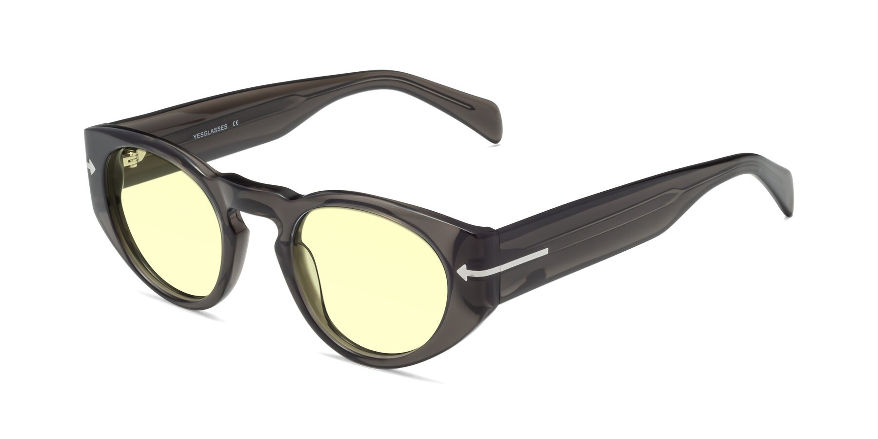 Angle of 1578 in Gray with Light Yellow Tinted Lenses