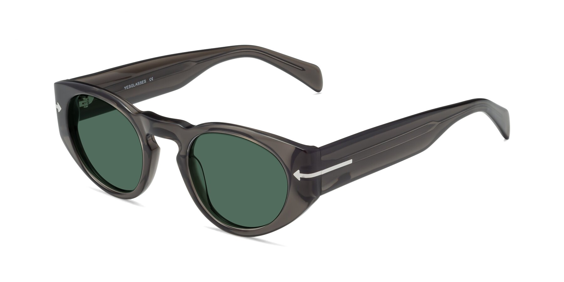 Angle of 1578 in Gray with Green Polarized Lenses