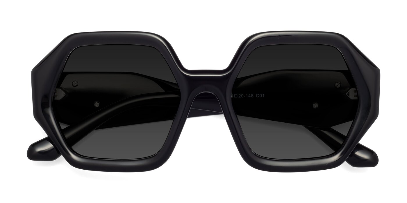 1582 - Black Polarized Sunglasses