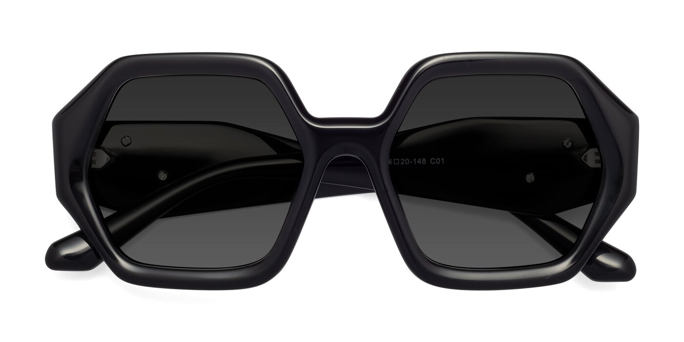 1582 - Black Tinted Sunglasses