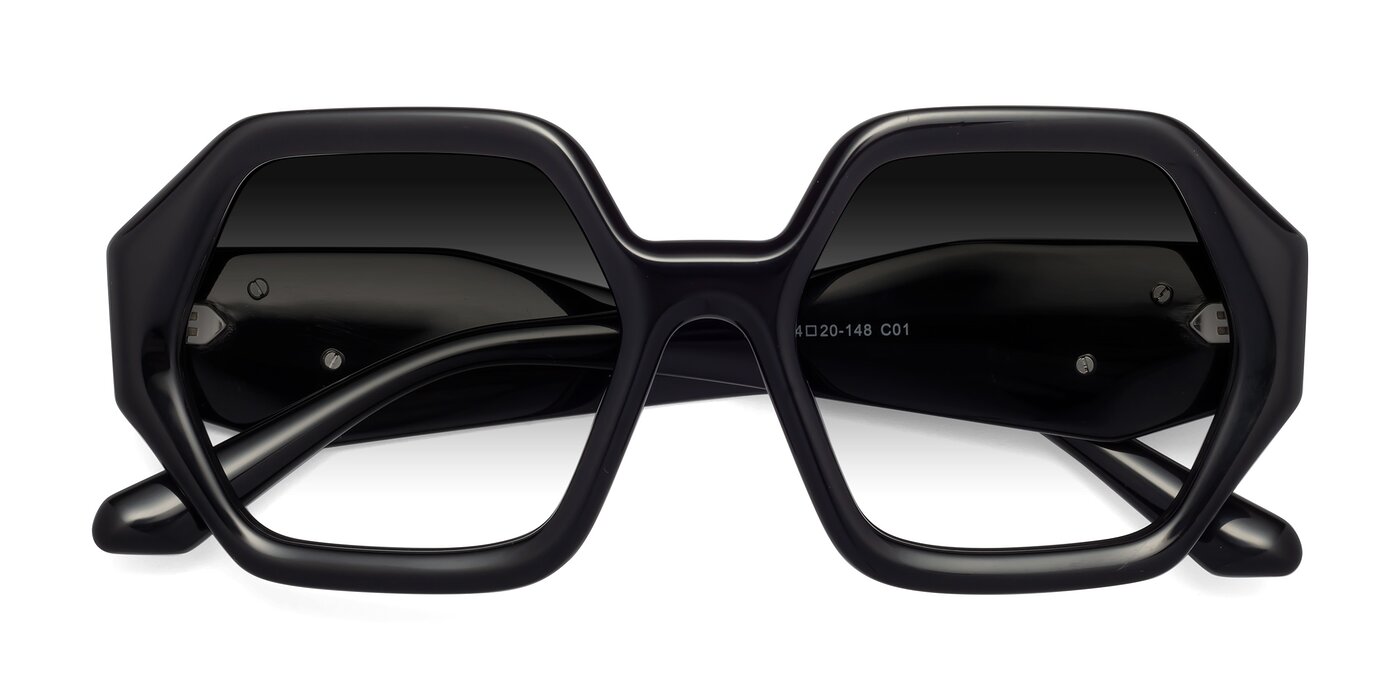 1582 - Black Gradient Sunglasses