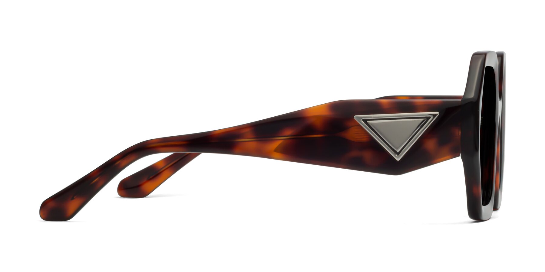 Side of 1582 in Tortoise with Gray Polarized TAC Lenses