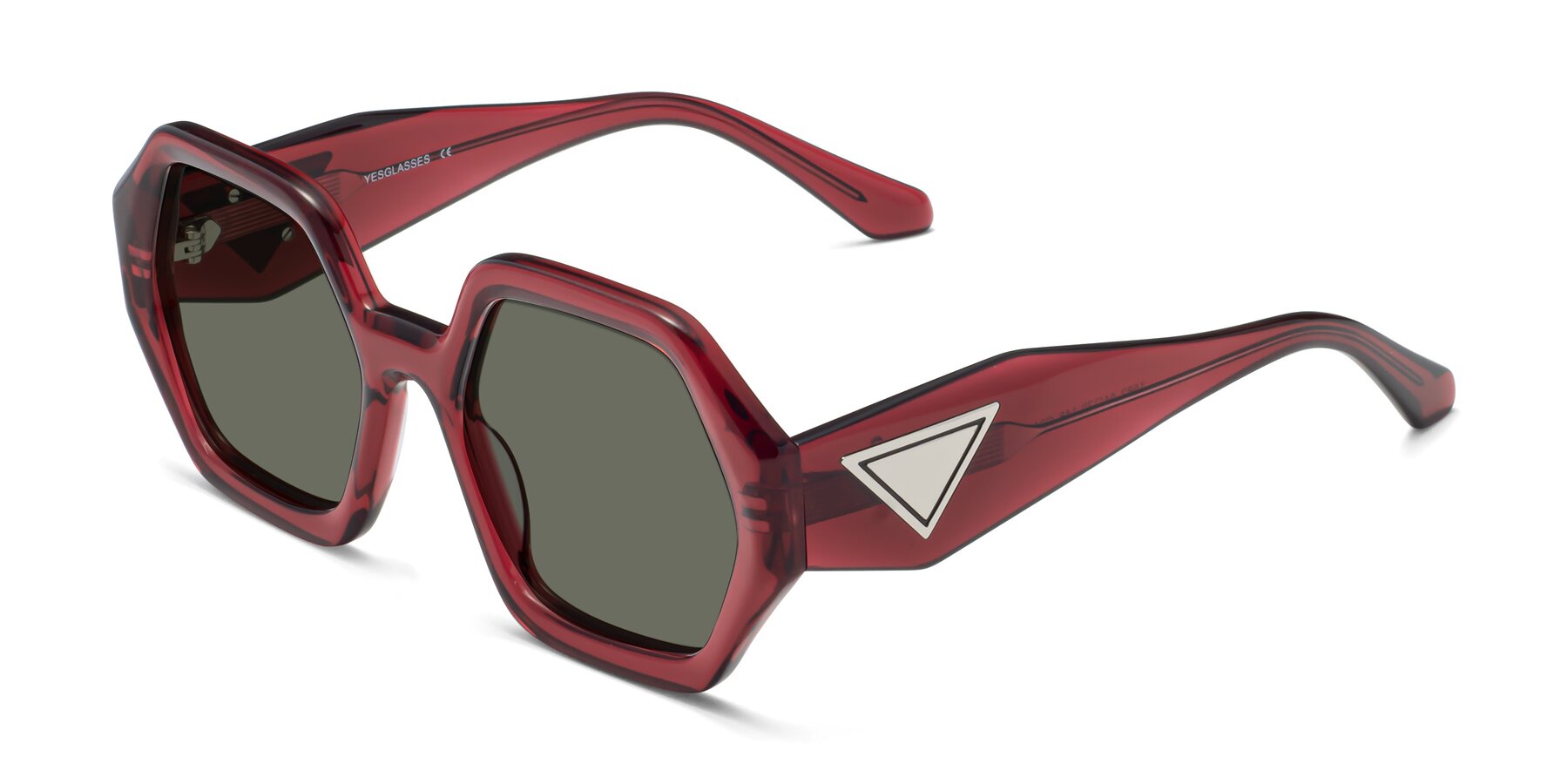 Angle of 1582 in Wine with Gray Polarized Lenses