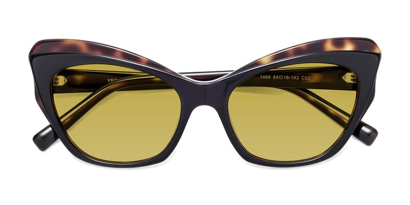 1469 - Black / Tortoise Tinted Sunglasses