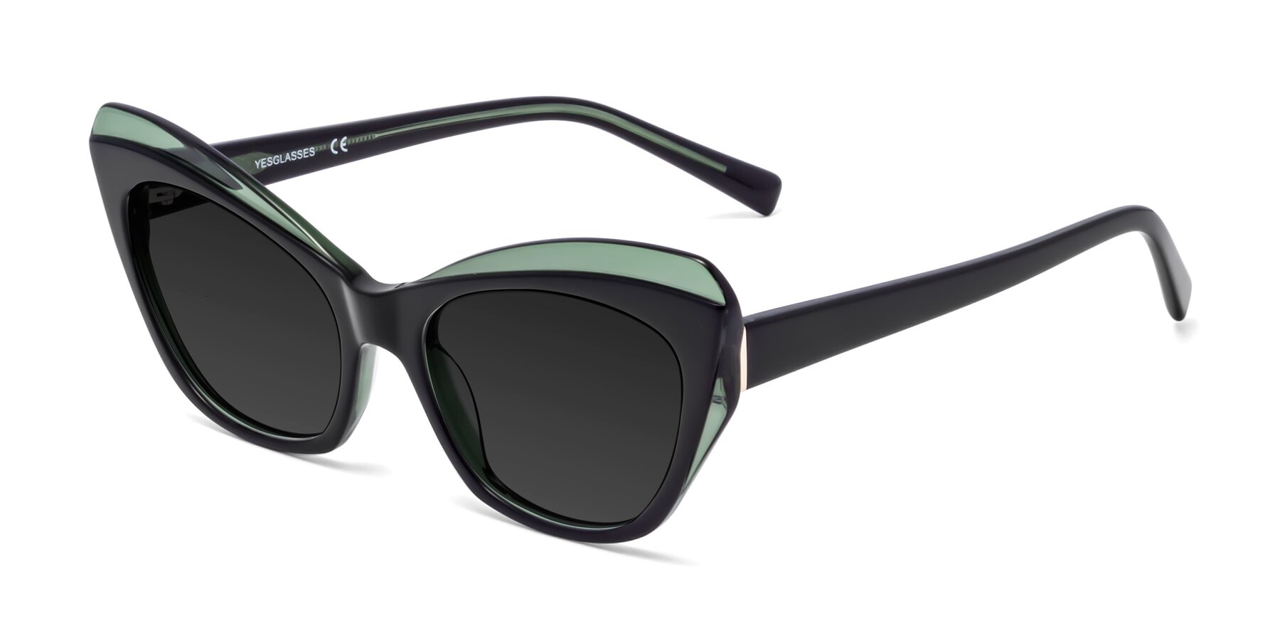 Angle of 1469 in Black-Green with Gray Polarized TAC Lenses