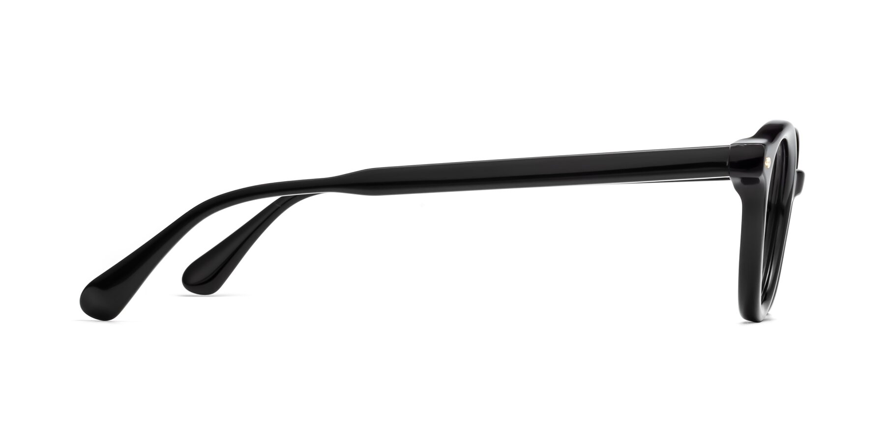 Side of 1472 in Black with Clear Eyeglass Lenses