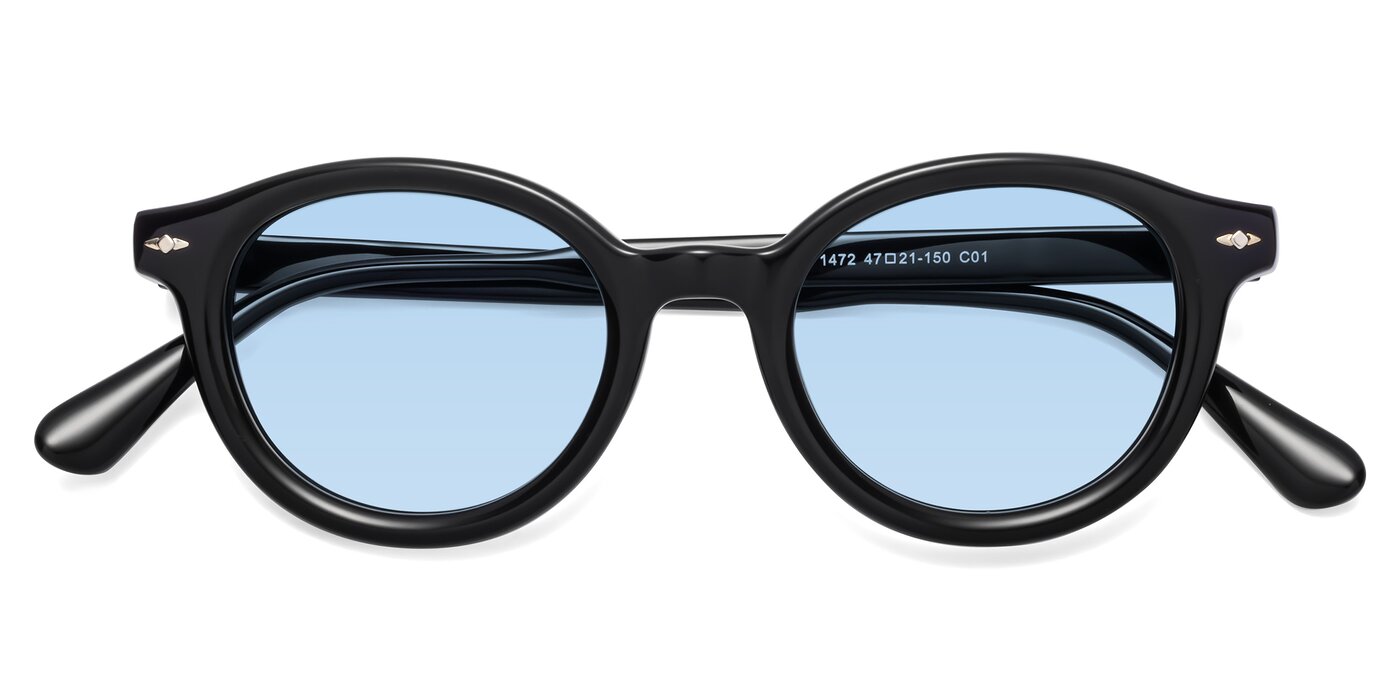 1472 - Black Tinted Sunglasses