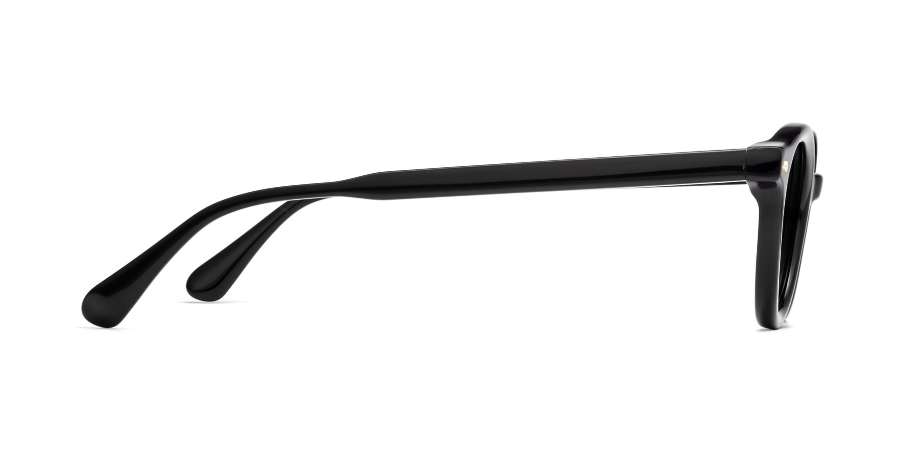 Side of 1472 in Black with Medium Gray Tinted Lenses