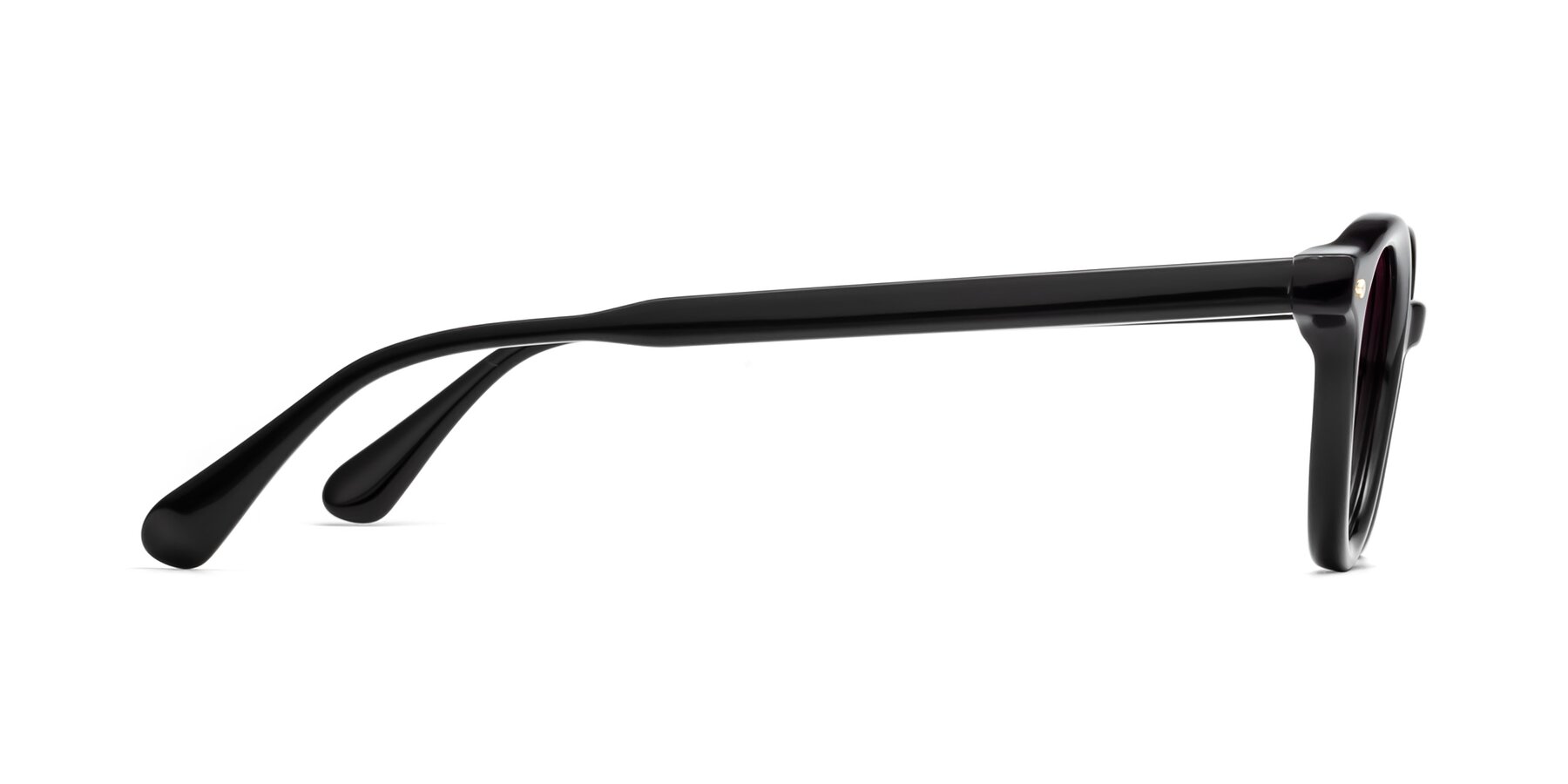 Side of 1472 in Black with Wine Gradient Lenses