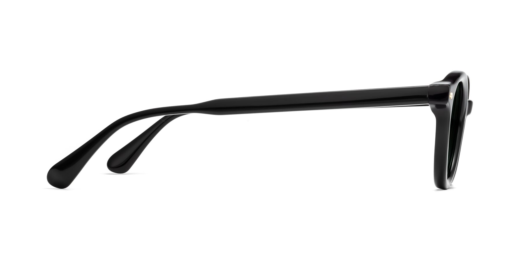 Side of 1472 in Black with Green Polarized Lenses