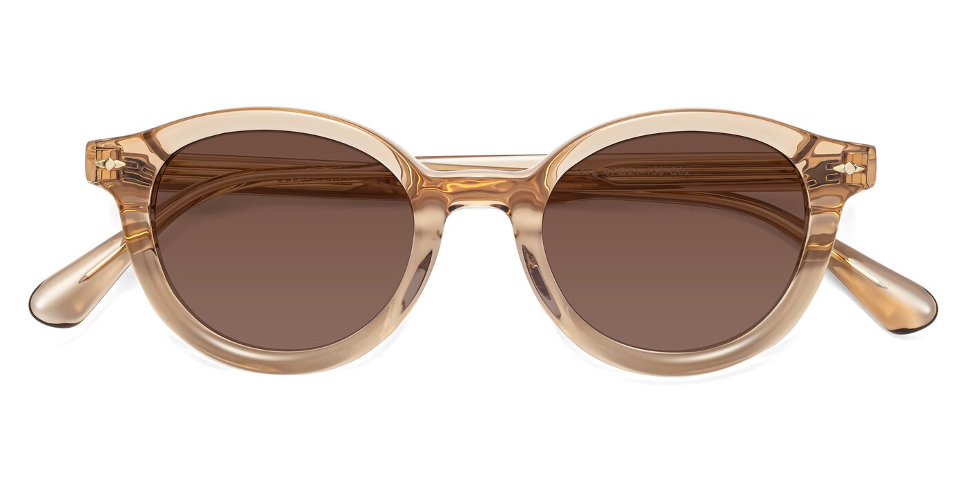 1472 - Caramel Tinted Sunglasses