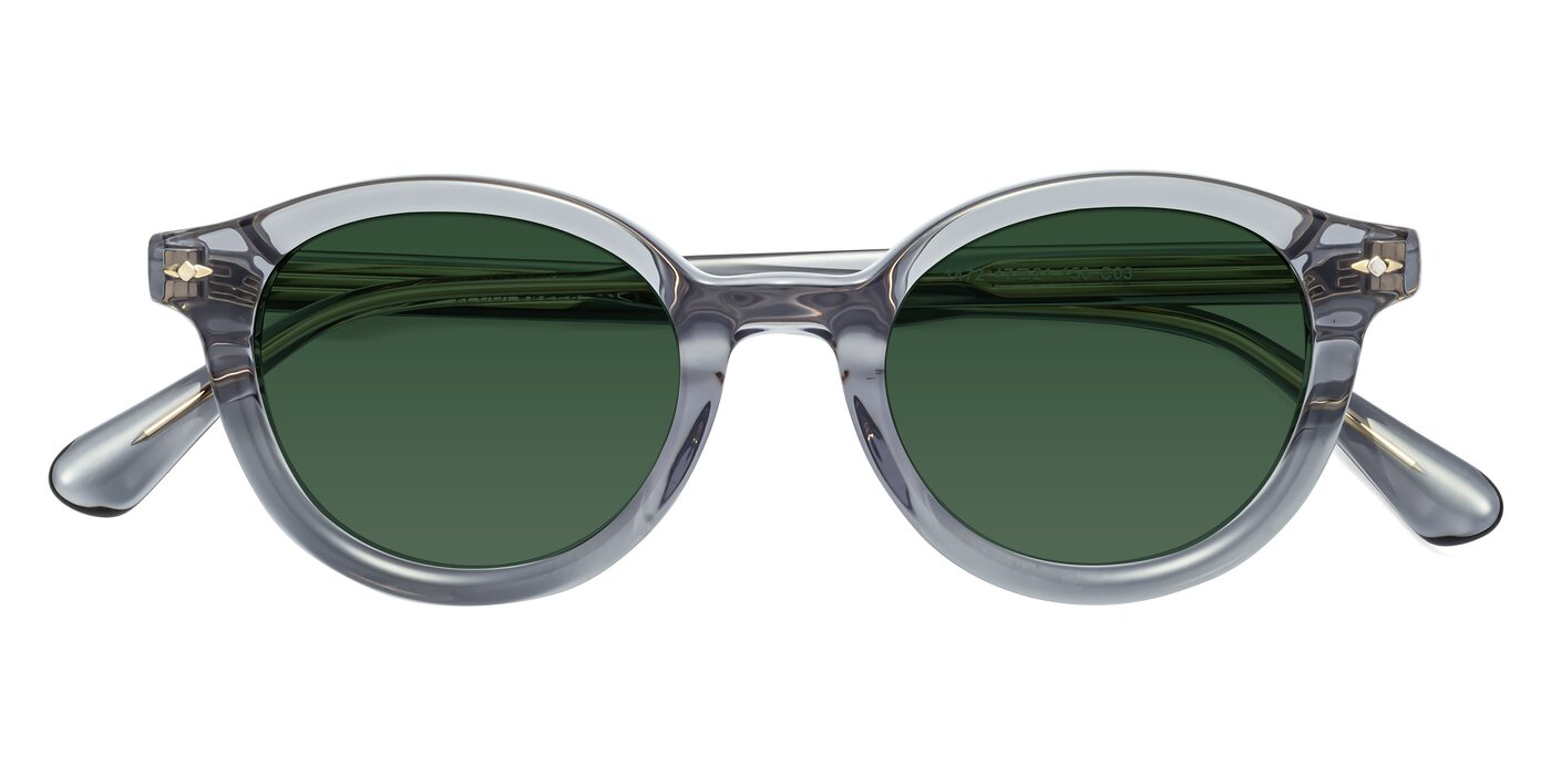 1472 - Transparent Gray Tinted Sunglasses