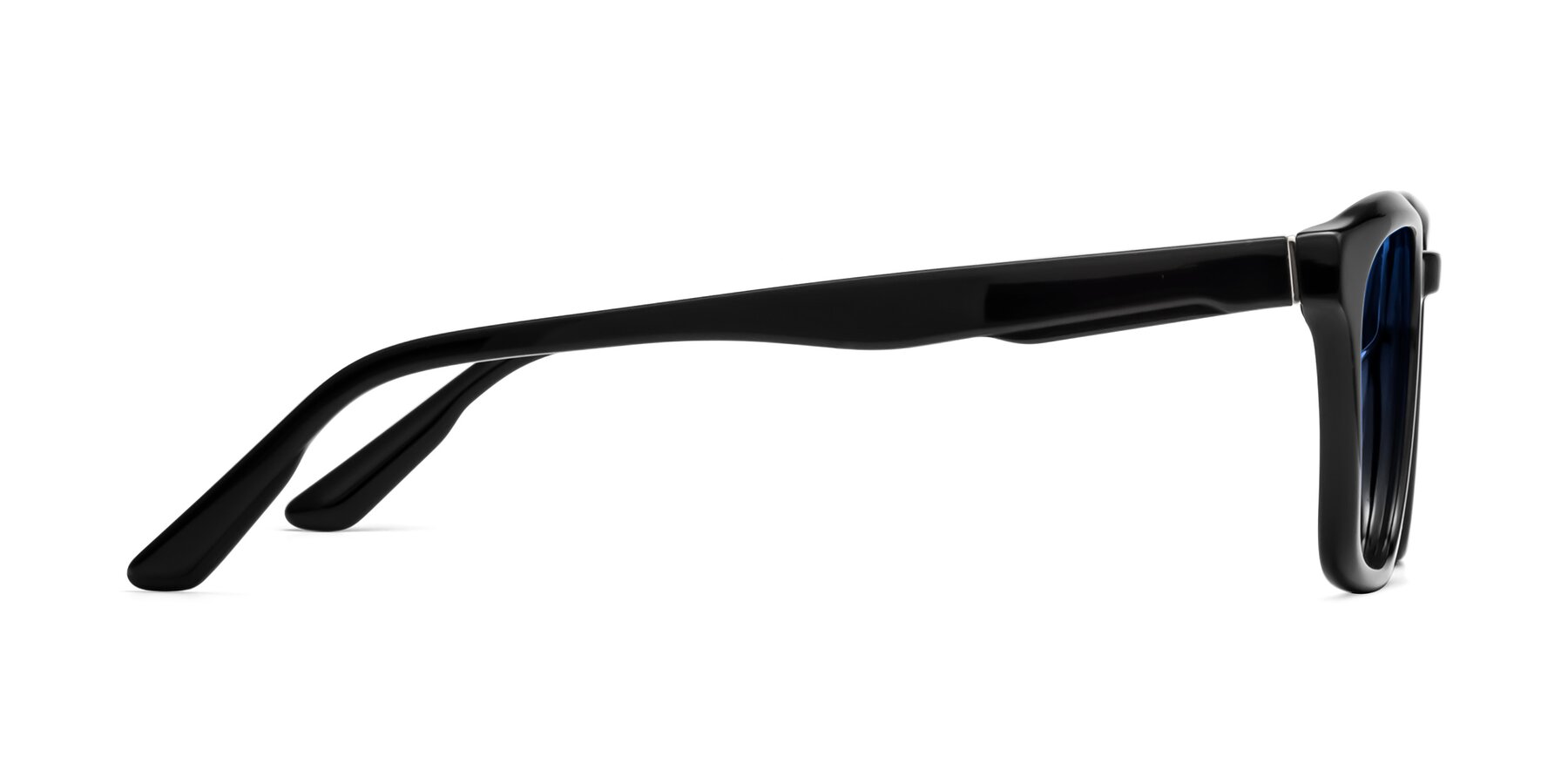 Side of 1474 in Black with Blue Gradient Lenses