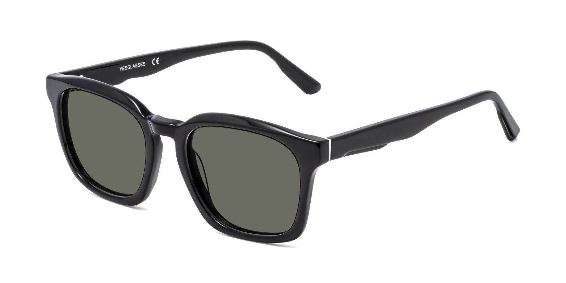 Angle of 1474 in Black with Gray Polarized Lenses