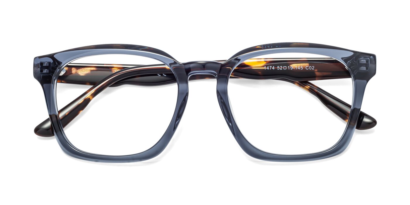 1474 - Faded Blue Reading Glasses
