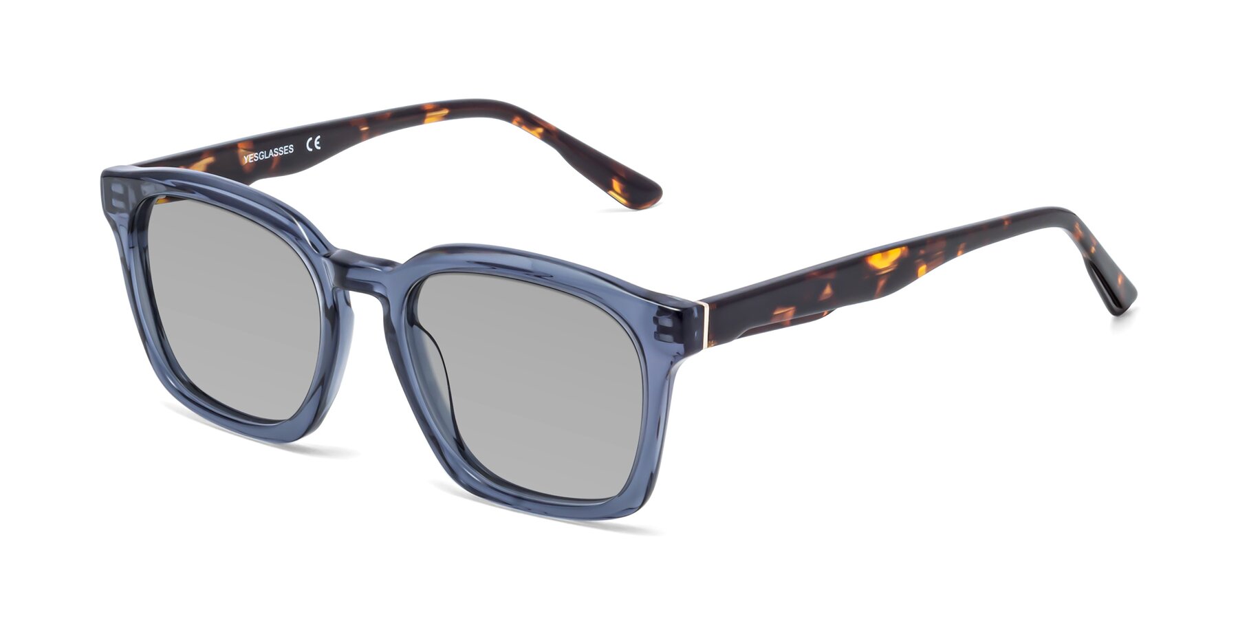 Angle of 1474 in Faded Blue with Light Gray Tinted Lenses