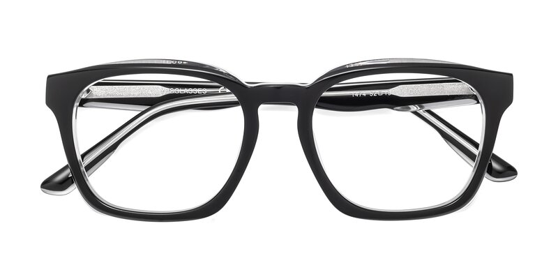 1474 - Black / Clear Eyeglasses