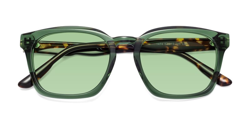 1474 - Emerald Tinted Sunglasses