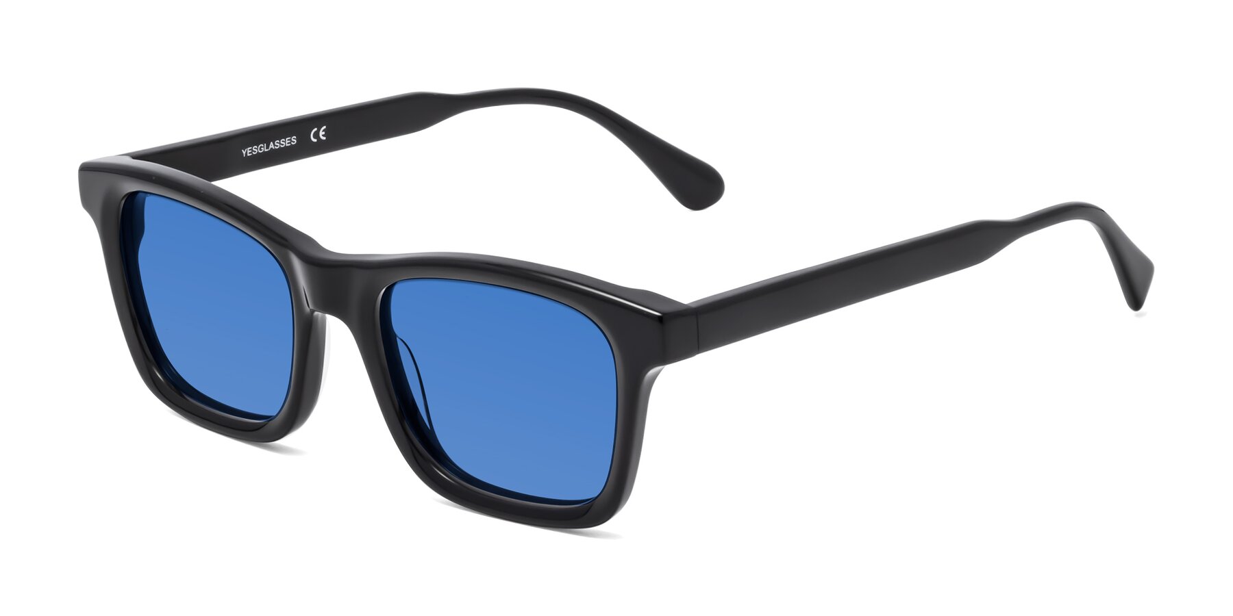 Angle of 1475 in Black with Blue Tinted Lenses