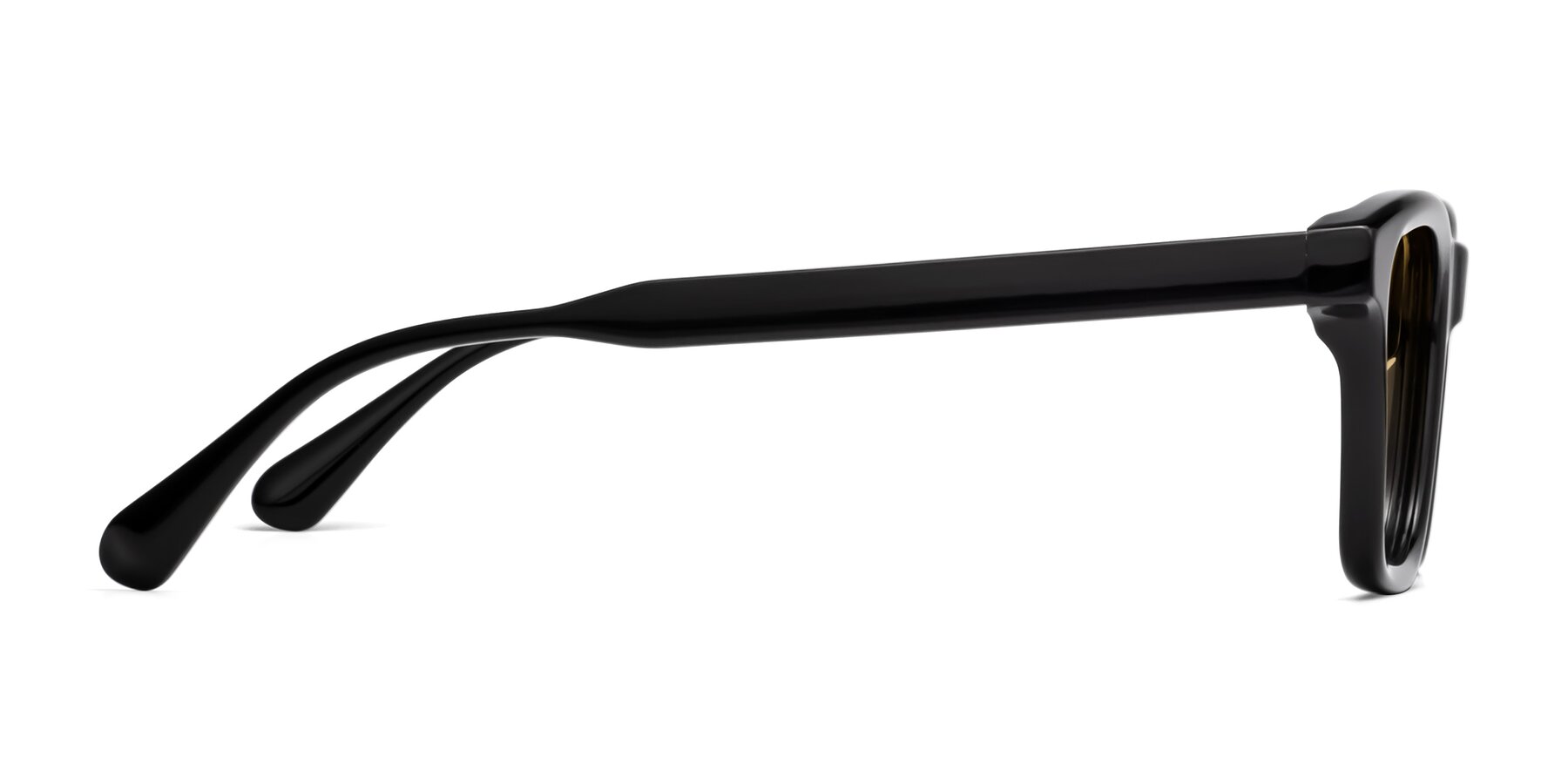 Side of 1475 in Black with Champagne Gradient Lenses