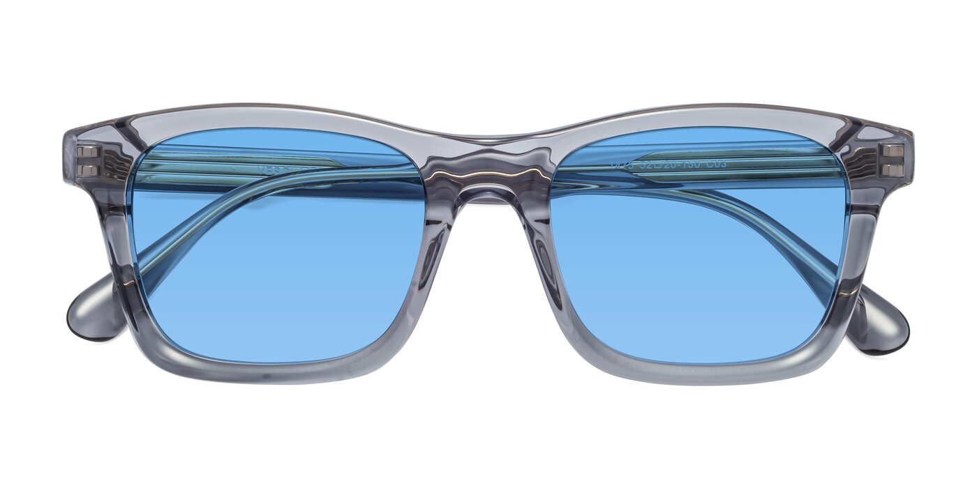 1475 - Transparent Gray Tinted Sunglasses