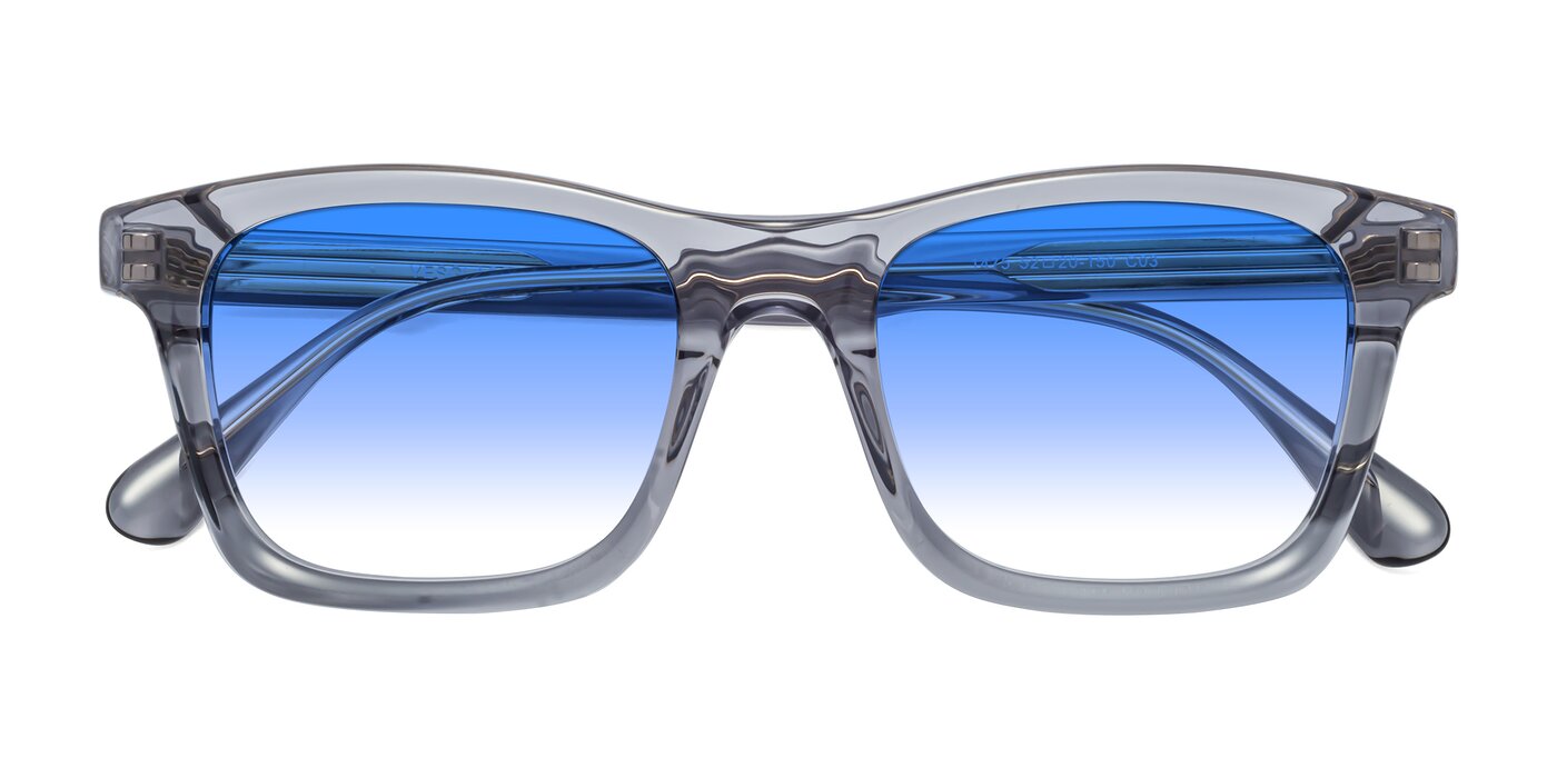 1475 - Transparent Gray Gradient Sunglasses