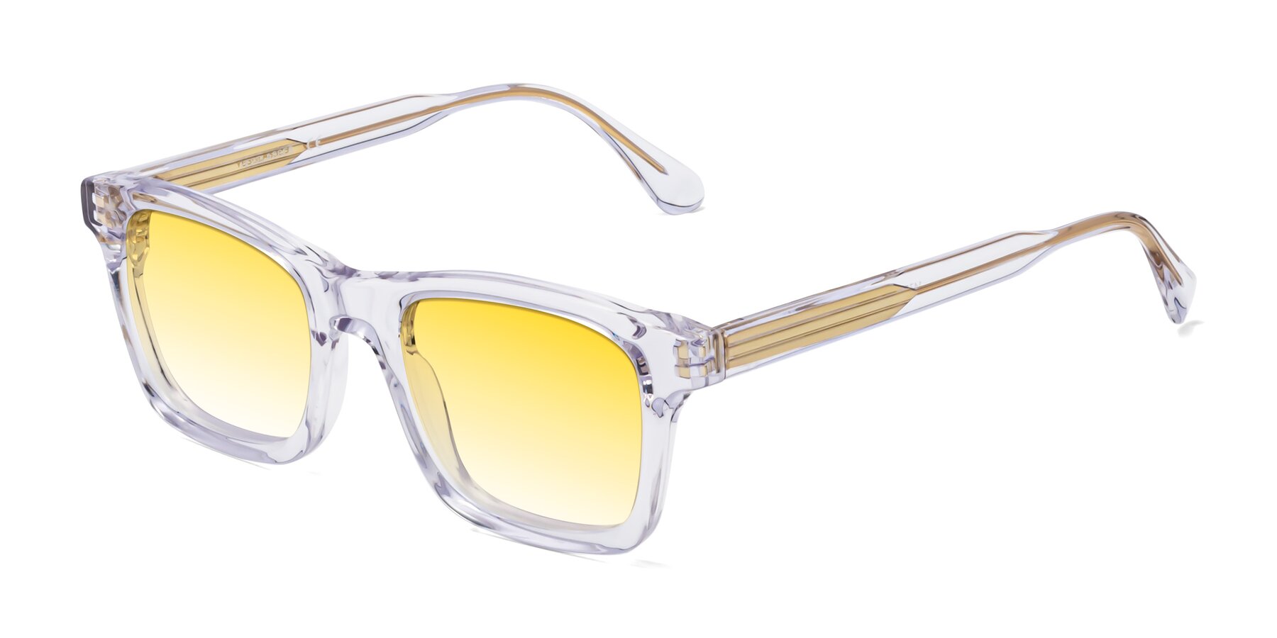 Angle of 1475 in Clear with Yellow Gradient Lenses