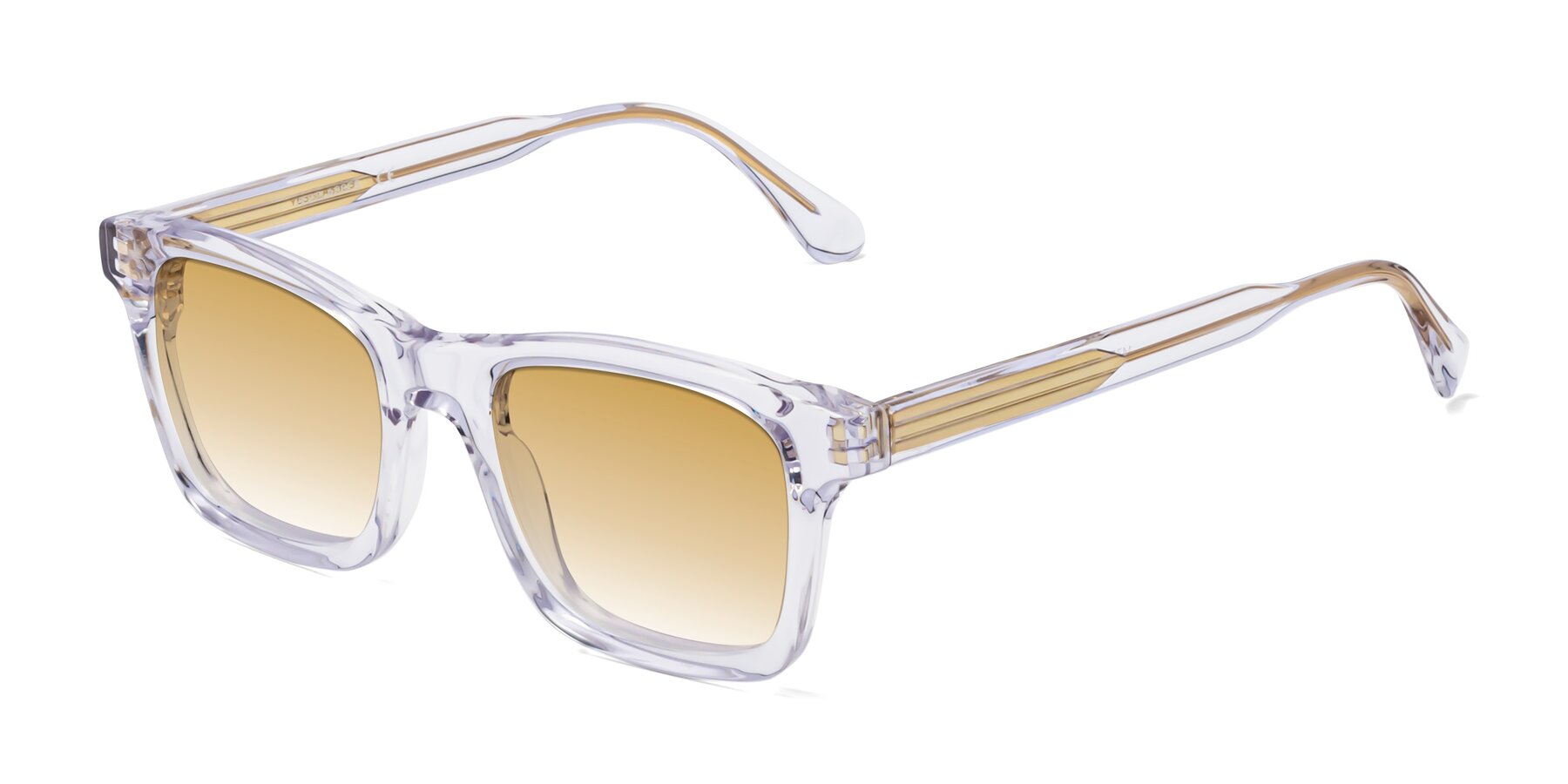 Angle of 1475 in Clear with Champagne Gradient Lenses