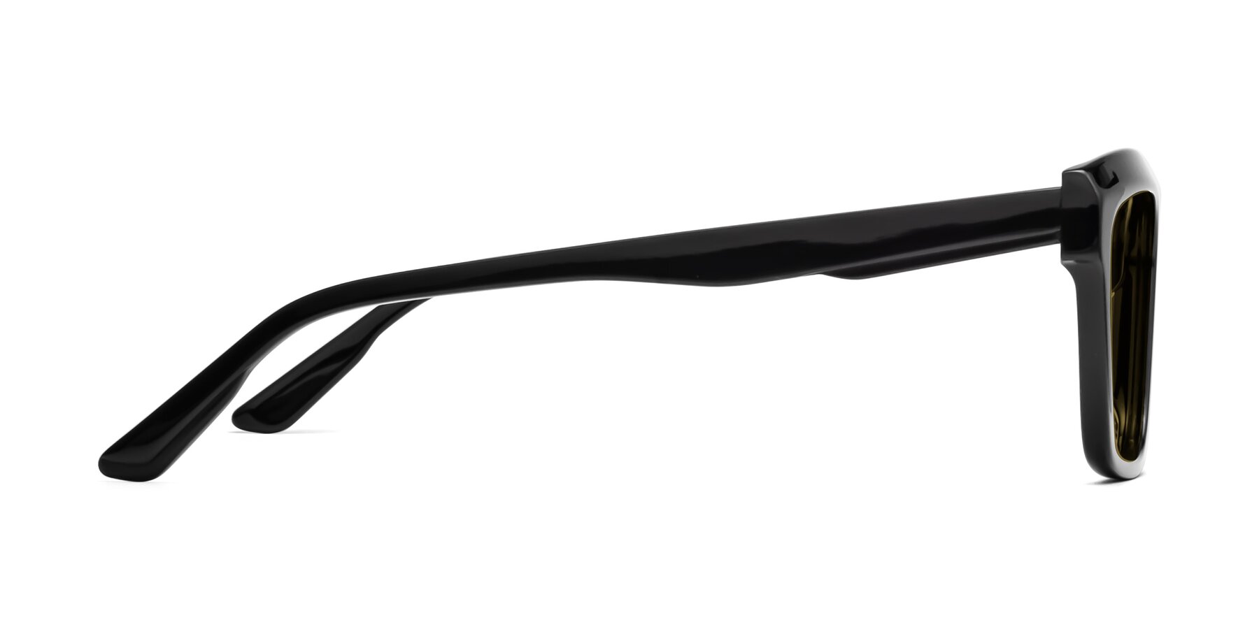 Side of 1481 in Black with Brown Polarized Lenses