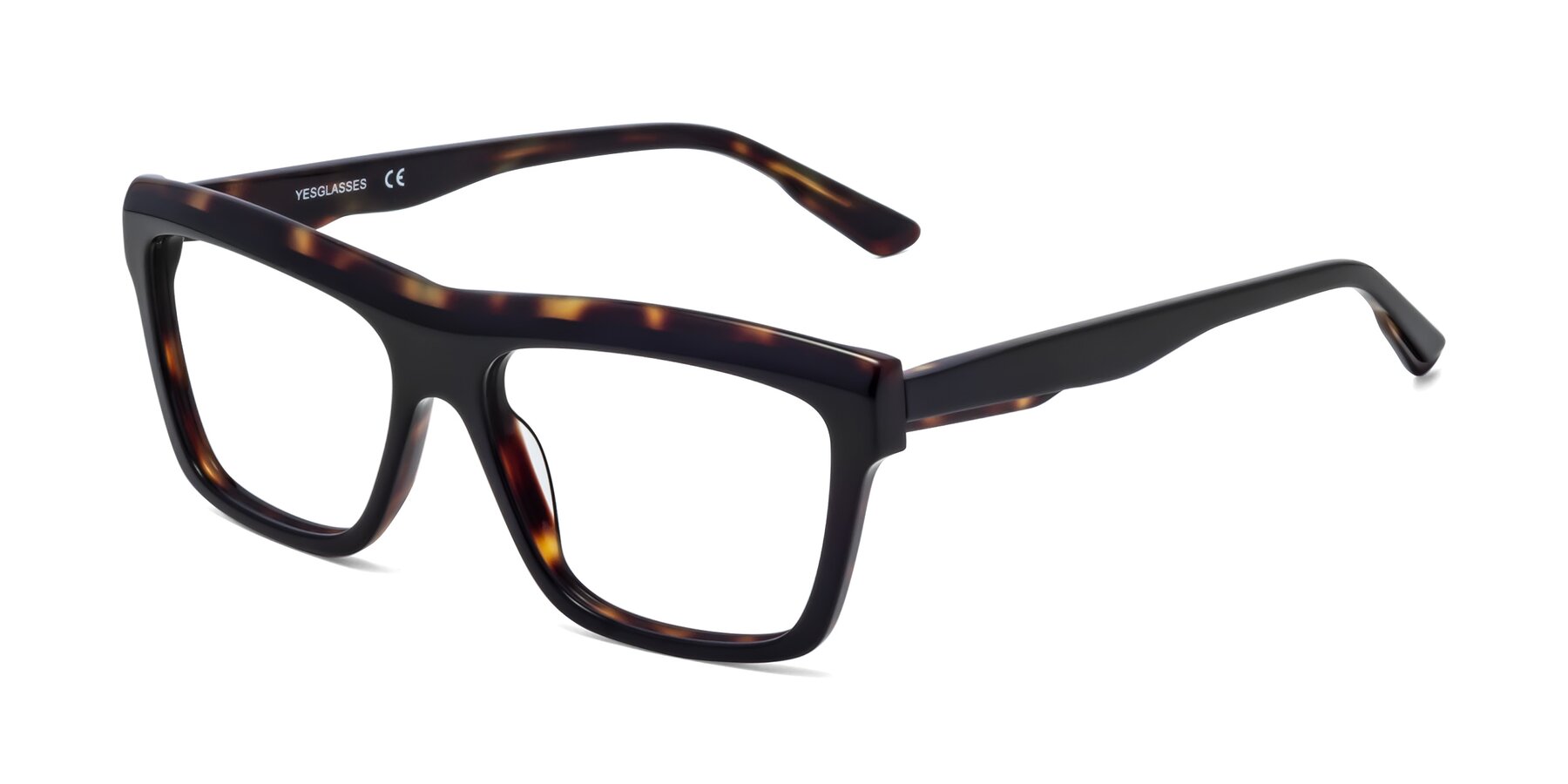Angle of 1481 in Tortoise with Clear Blue Light Blocking Lenses