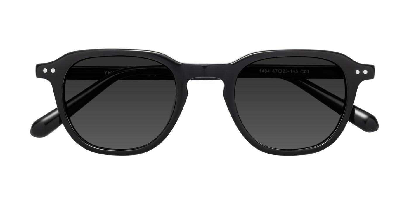 1484 - Black Tinted Sunglasses