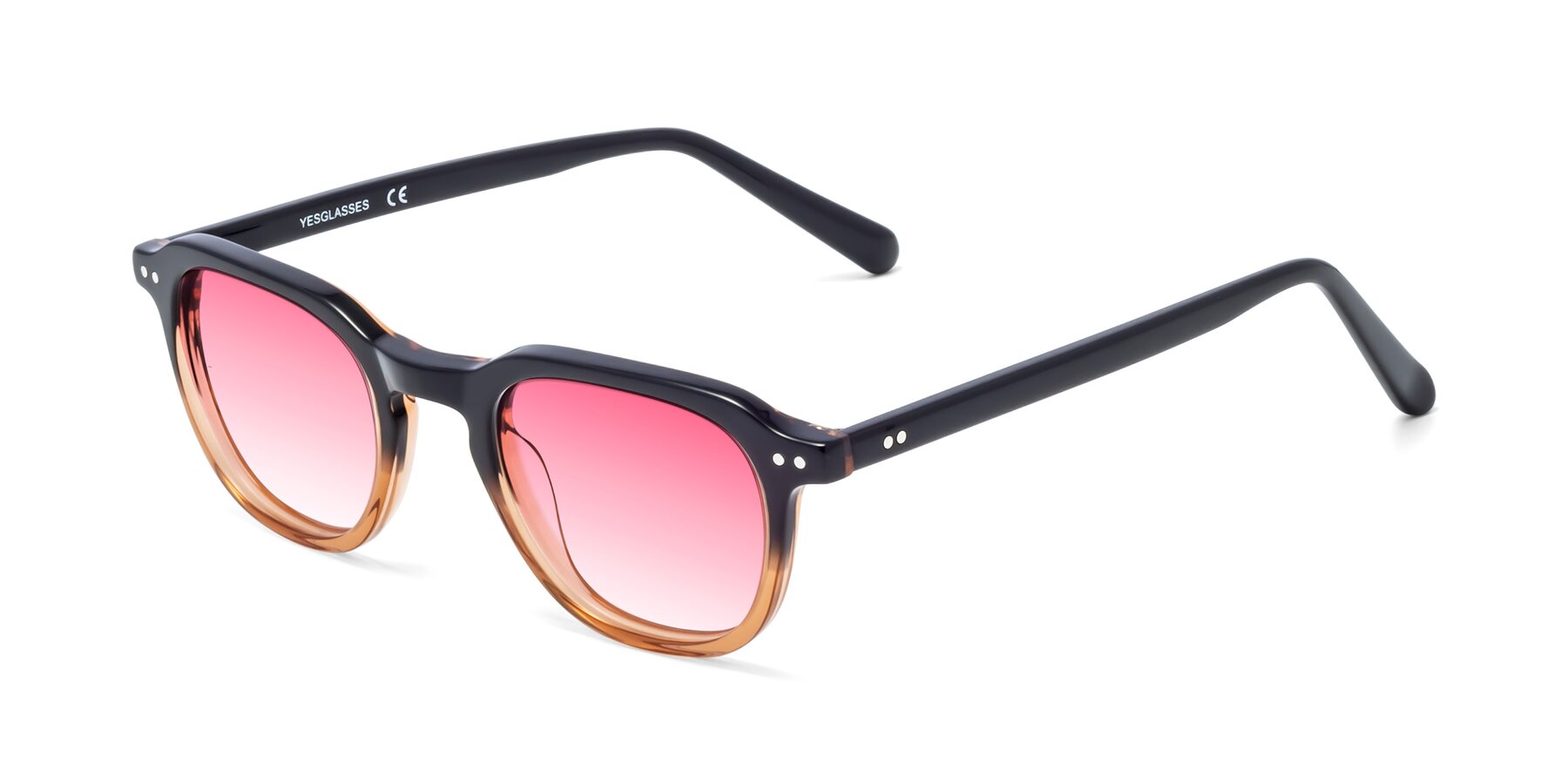 Angle of 1484 in Gradient Brown with Pink Gradient Lenses