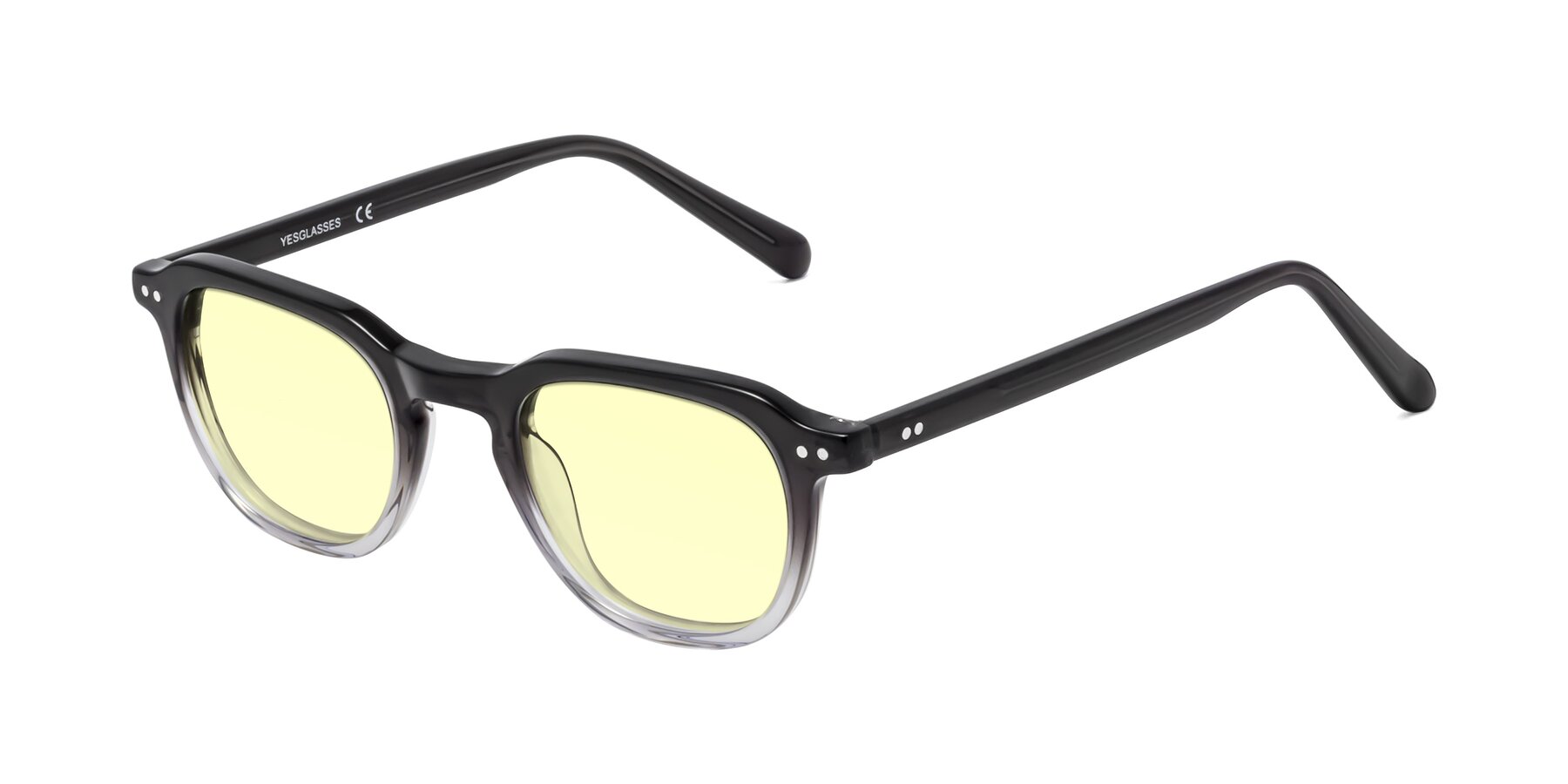 Angle of 1484 in Gradient Gray with Light Yellow Tinted Lenses