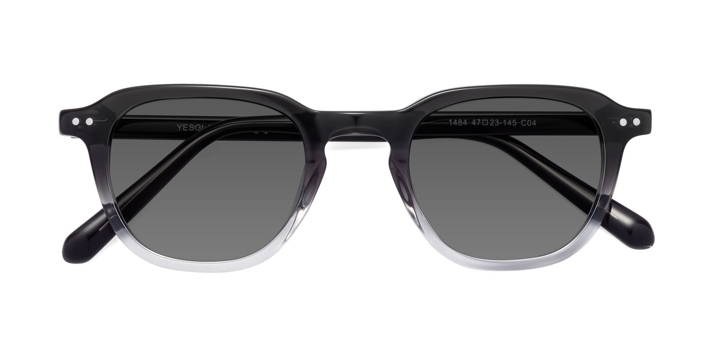 1484 - Gradient Gray Tinted Sunglasses
