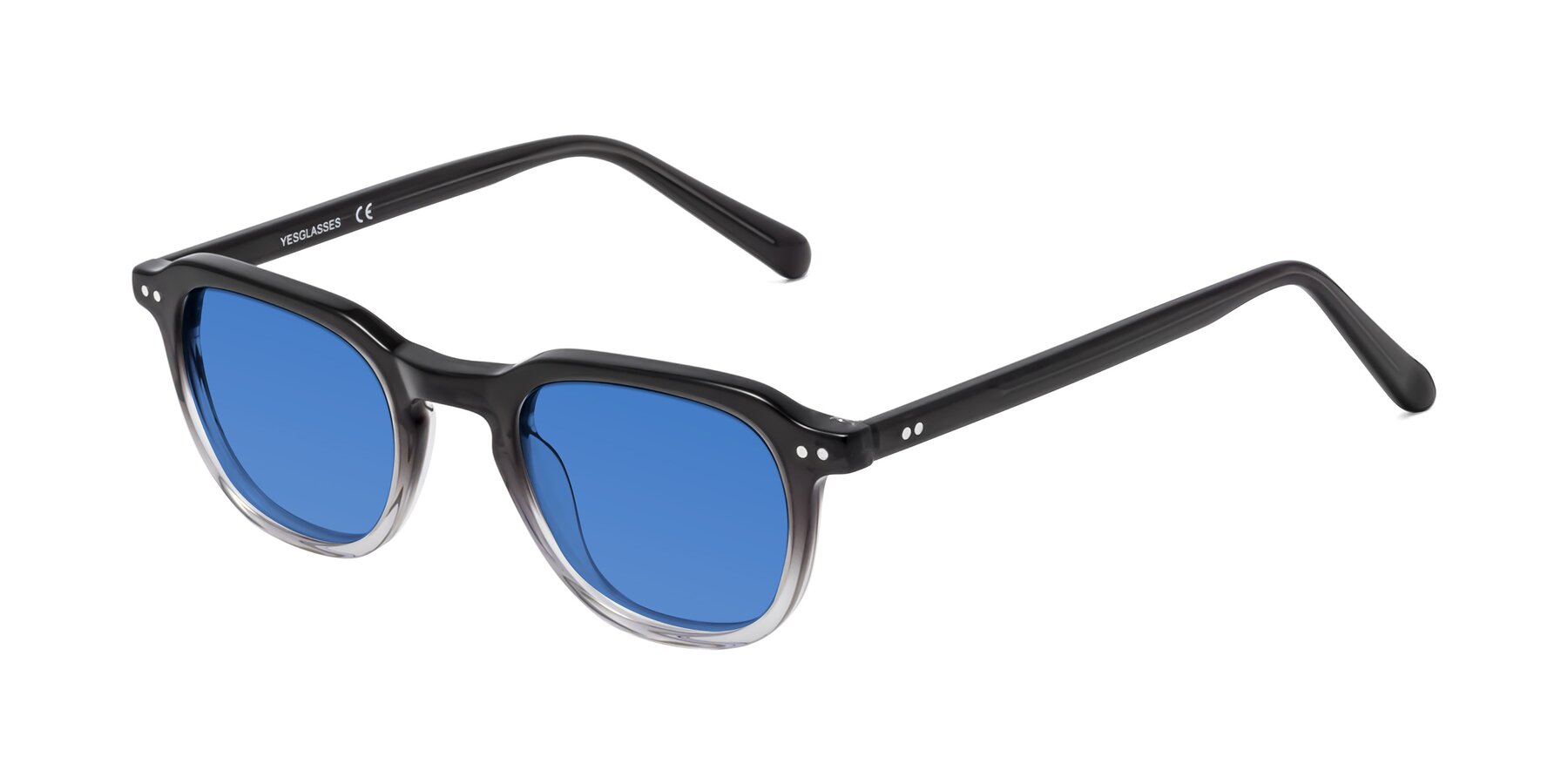 Angle of 1484 in Gradient Gray with Blue Tinted Lenses