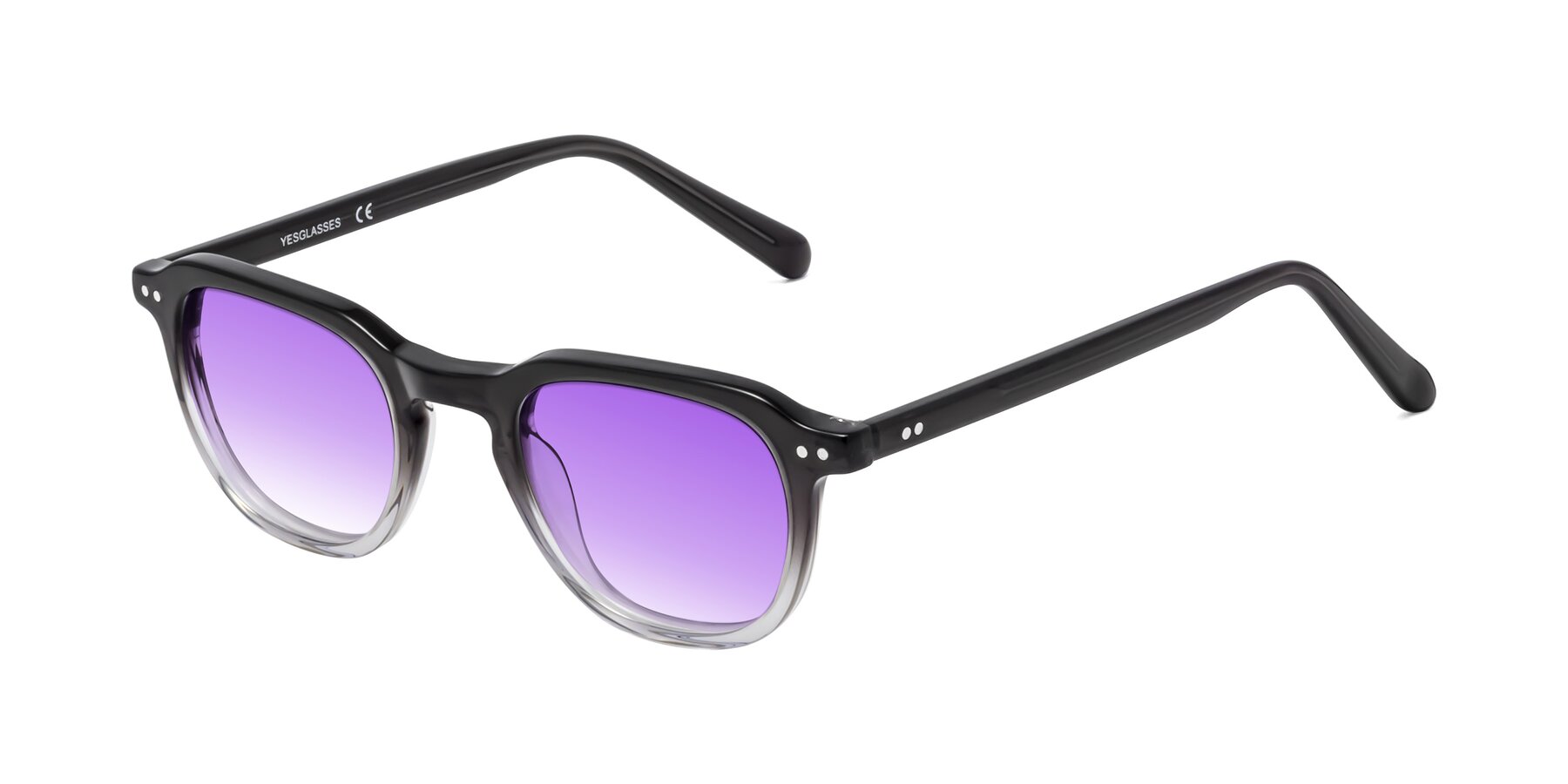 Angle of 1484 in Gradient Gray with Purple Gradient Lenses