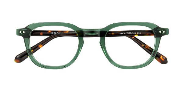 Front of 1484 in Green/Tortoise