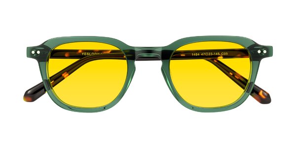 Front of 1484 in Green/Tortoise