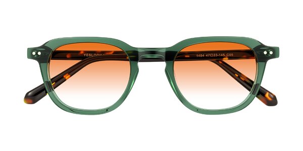 Front of 1484 in Green/Tortoise
