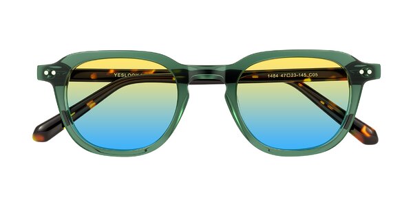 Front of 1484 in Green/Tortoise