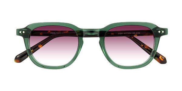 Front of 1484 in Green/Tortoise