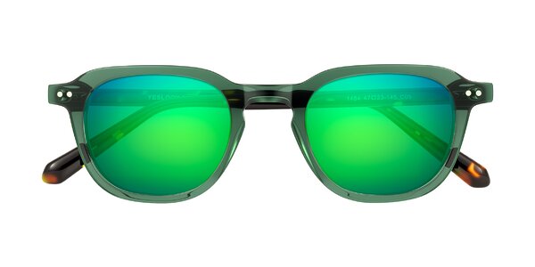 Front of 1484 in Green/Tortoise